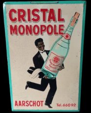 Cristal Monopole reclamebord uit 1956