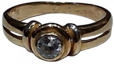 18 karaat gouden damesring