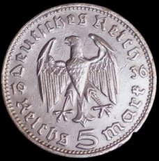 5 Reichsmark 1934