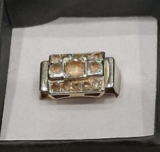 art-deco tank ring 18 KT