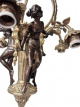 Belle Epoque bronzen luchter Belle Epoque bronzen luchter