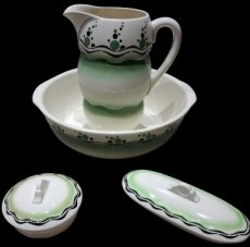 Boch La Louvière "Landen" lampetstel Boch La Louvière "Landen" lampetstel