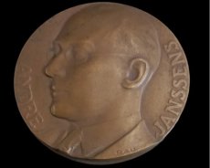 bronzen medaille " Andre Janssens"