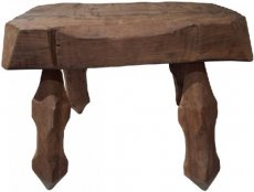 brutalist vintage eiken voetbank brutalist vintage eiken voetbank