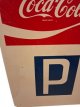 Coca-Cola parking reclamebord in metaal uit 1970 Coca-Cola parking reclamebord in metaal uit 1970