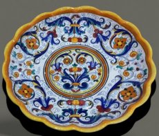 Bol décoratif Deruta Mari E. C.