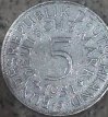 Duitsland 5 mark 1951 Duitsland 5 mark 1951.