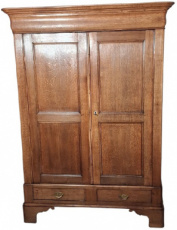 eiken Louis Philippe 2deurs kledingkast