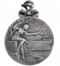 Fisch & Co zilveren aandenken "clubs de l'entente Bruxelloise 1911-1912"