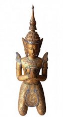grote houten Thaise Boeddha.