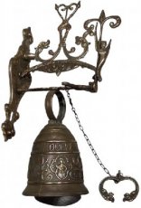 grote messing muurbel grote messing muurbel