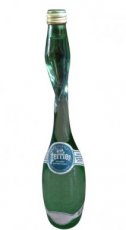 grote oude Perrier fles met verdraaide hals grote oude Perrier fles met verdraaide hals