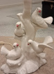 Italiaanse keramieken lamp met vogels Italiaanse keramieken lamp met vogels