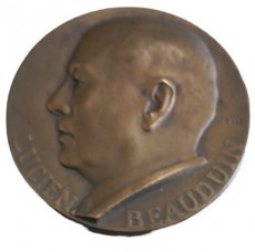 Lucien Beauduin bronzen medaille 1891-1941