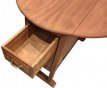 mahonie klaptafel met 6 laden mahonie klaptafel met 6 laden