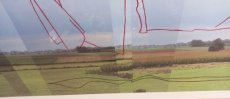 Mireille Robbe "enorm groot werk achter glas" Mireille Robbe "enorm groot werk achter glas"