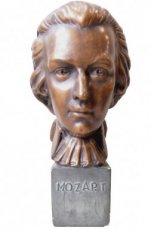 Mozart buste.