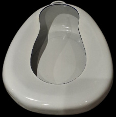 oude emaille bedpan oude emaille bedpan