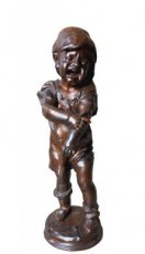 "premiere sensation" Victorien Antoine Bastet 1883 originele brons.