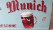 reclamebord "Munich" uit 1952. reclamebord "Munich" uit 1952