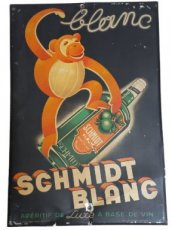 reclamebord Schmidt Blanc 1938 in blik