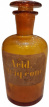 reeks van 5 oude apothekersflessen reeks van 5 oude apothekersflessen