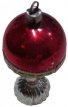 rode schemerlamp kerstbal in glas rode schemerlamp kerstbal in glas