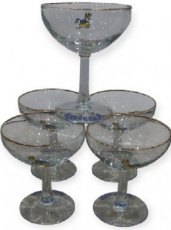 set van 5 babycham glazen set van 5 babycham glazen
