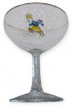 set van 6 Babycham glazen set van 6 Babycham glazen