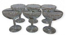 set van 6 Babycham glazen set van 6 Babycham glazen