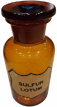 Sulfur Lotum apothekersfles Sulfur Lotum apothekersfles.