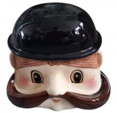 tabakspotje in keramiek Francesco Guarino tabakspotje in keramiek Francesco Guarino.