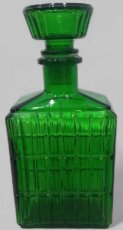vintage groene karaf in glas vintage groene karaf in glas