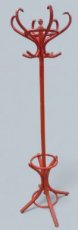 vintage oranje Thonet staande kapstok vintage oranje Thonet staande kapstok