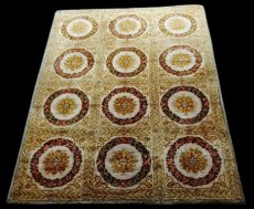 vintage wollen handgeknoopt tapijt vintage wollen handgeknoopt tapijt