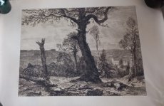 zeer grote ets van Jeanne Simonnet (1879-?)